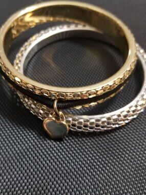 Dual-Snake-Chain-Bangle-Bracelets
